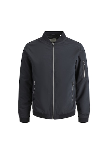 Jack & Jones Fermuarlı Bomber Ceket 12165203 Black Siyah