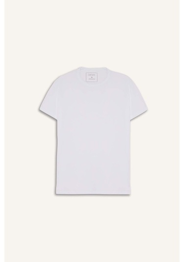 Defacto Slim Fit Dar Kesim Bisiklet Yaka Üst L4885az25auwt34 Beyaz