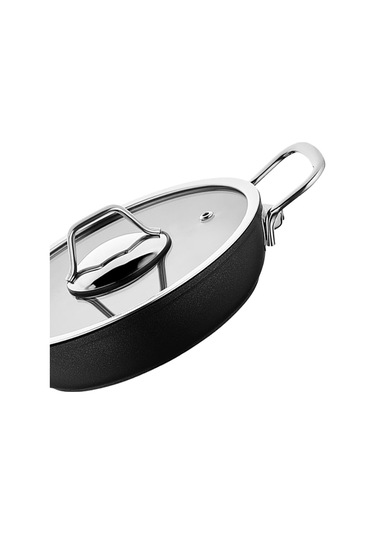 Dark 6 Parça Yanmaz Yapışmaz Titanyum Kaplama Sahan Seti Siyah