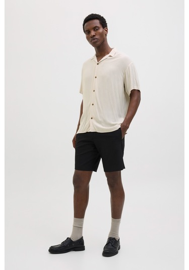 Jack & Jones Jjejeff Solıd Resort Shır Bej Erkek Uzun Kollu Gömlek Bej