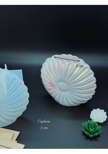 Galinacandles Silikon Form Midye Alçı Kalıbı Vazo 391573620