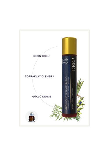 Deep Dengeleyici Ve Topraklayıcı Roll-on %100 Doğal, Alkolsüz 10 Ml