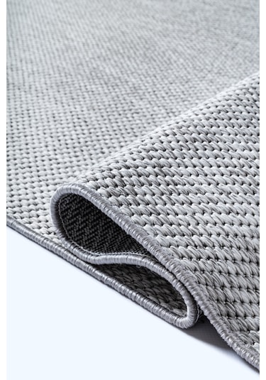 Elit Premium Sisal Jut Halı 1016 - Antrasit Hasır Dokuma Gri-krem Gri - Krem