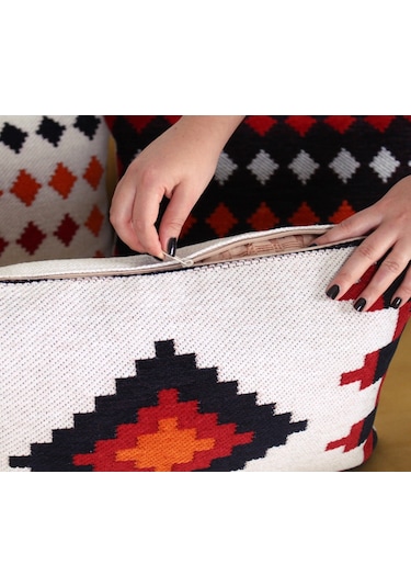 Rustic Kilim Kırlent - Troya