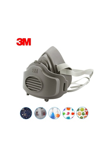 3M 3200 Yarım Yüz Toz Geçirmez Maske