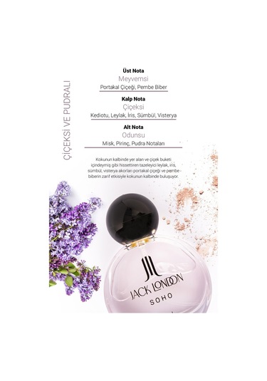 Jack London Soho Kadın Parfüm EDT 50 ML
