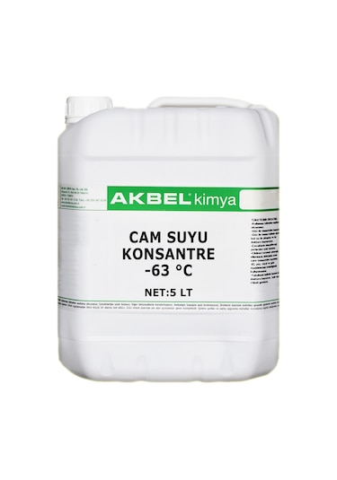 Akbel - 63 Derece Antifrizli Konsantre Cam Suyu 5 L