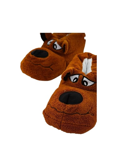 Unisex Figürlü Kaymaz Ve Ses Yapmaz Taban Ev Panduf Taba-taba Taba