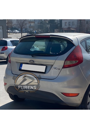 Ford Fiesta 2007 Sonrası Bagaj Üstü Yarasa Spoiler Bagaj Çıtası Piano Black