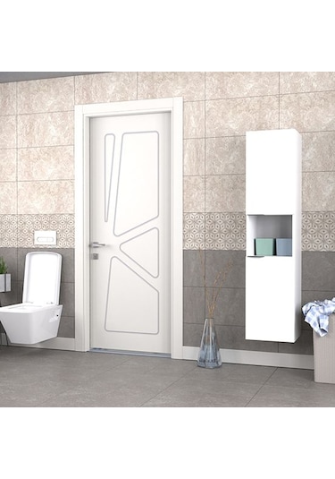 Biani Fix Arya Ve Loft Uyumlu Boy Dolabı Renk Mat Beyaz Çok Renkli