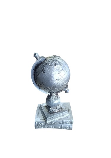 14cm-25cm Ebatlarında Kırılmaz Polyester,kitap Üstü Dünya Biblo