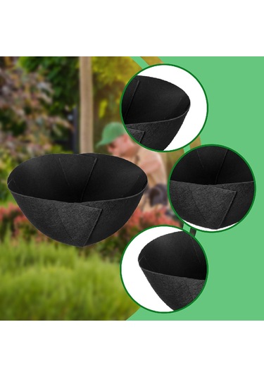 Suntek 2x Saksı Sepeti Astarı Tekrar Kullanılabilir Asılı