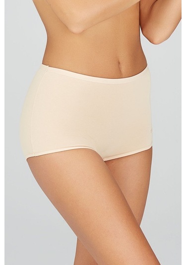 Kom Basic Kadın Short Külot 2li Ten Renk Ten