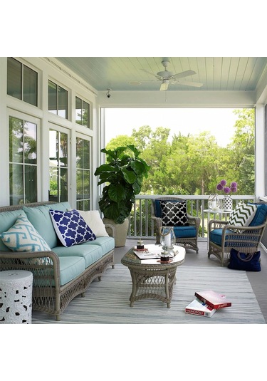 Gajeena 6 Adet Modern Desenli Kumaş Yastık Kılıfı, 45x45 Cm, Gizli Reçme, Ev Dekorasyonu, Yumuşak Pamuk Keten, Koltuk/ofis/ulaşım Diğer