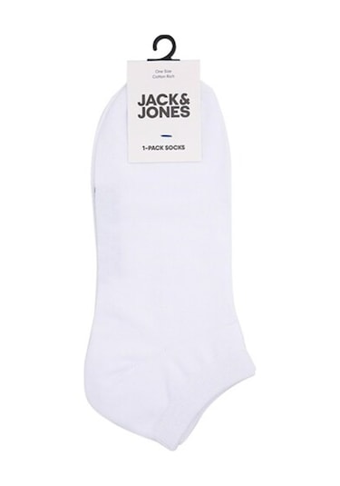 Jack & Jones Jack & Jones Erkek Çorap Dongo Noos-23562 Beyaz