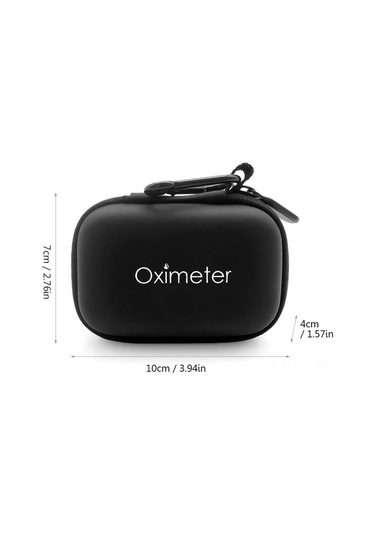 Vkemall Eşofman Tipi Oksimetre İçin Suluğa Dayanıklı Taşınabilir Eva Koruyucu Kutu - Dışarıda Kullanıma Uygun Depolama Çantası
