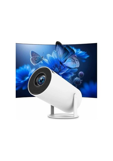 Ayaklı Projeksiyon Taşınabilir Mini Projektör Sinema Projektörü Android