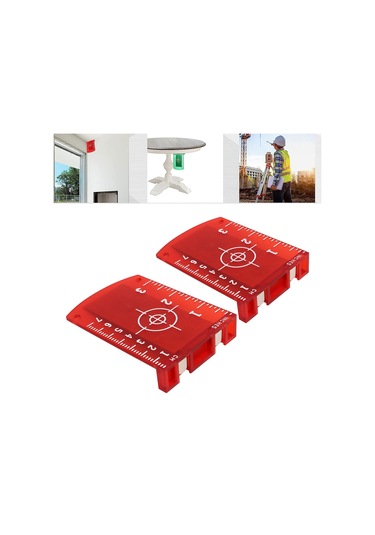 Maiyame Lazer Seviye Manyetik Hedef Kızılötesi Duvar Montajlı Reflektör 2 Adet