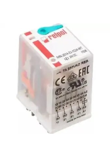 R4n-2014-23-1024-wt-4 Kutuplu Enversör Kontak,7a Termik Akım 24v