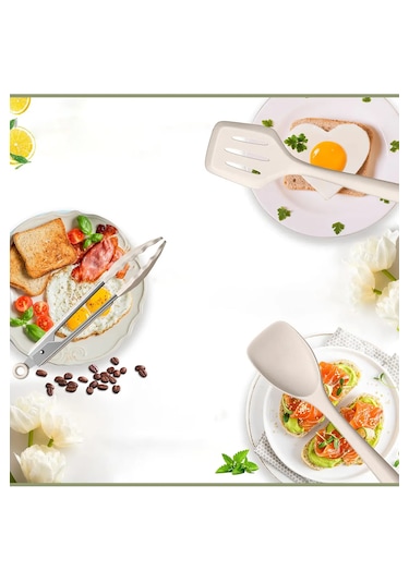 Valletta Maracas Isıya Dayanıklı Silikon Spatula Seti 25 Parça