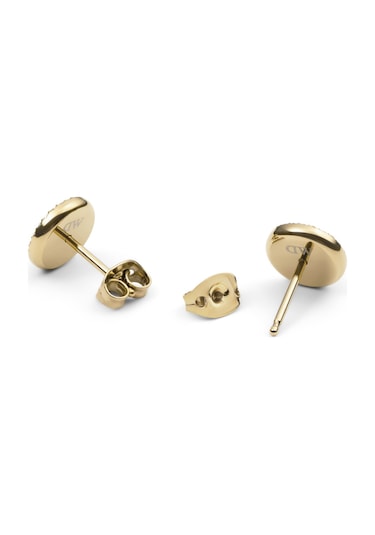 Audrey Earrings Tiger Eye Gold Gold