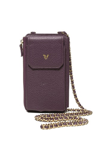 Purple Mürdüm Cüzdan & Kartlık Kadın Diğer 2807 Roncato Flother Skın Wallet Telephone Card Holder Purple Mürdüm