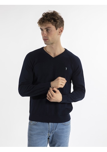Trussardi Trussardı Erkek Kazak  TRRD003638 Lacivert