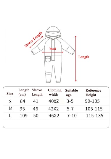 Çocuk Tek Parça Yağmurluk Erkek Ve Kız Hafif Kapşonlu Panço Sarı