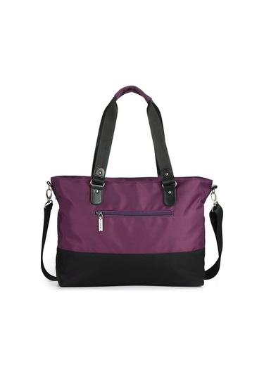 Novahub Moveevo Ada Tote Anne Çantası: Omuz Askılı, Alt Değiştirme Pedi + Bebek Arabası Askı Kayışı İçeren Çok Amaçlı Çanta Mor