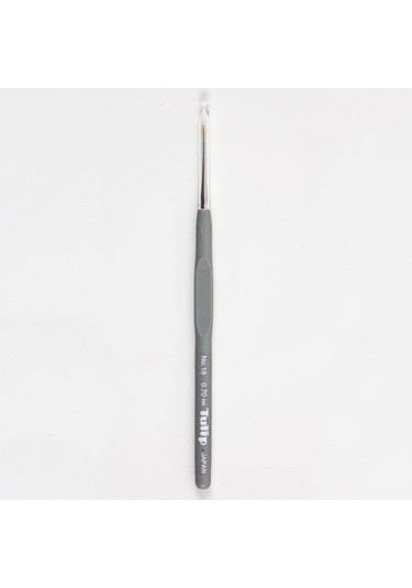 Abarta Tulip Silikon Elastik Saplı Dantel Tığ No:18 & 0.70mm-gri