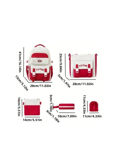 Honeybeeshop Kahverengi Kanvas Preppy Tarzı Pratik Hafif Sırt Çantası Seyahat Alışveriş Ve İş İçin Kahverengi