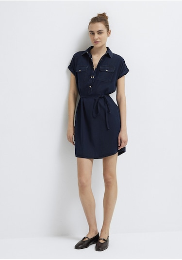 Mavi - Barbara Gold Klasik Rinse Jean Elbise 130548-a3894 Lacivert