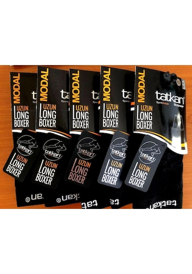 Tatkan Erkek Modal Kumaş- Uzun Long Boxershort 5'li Paket 001