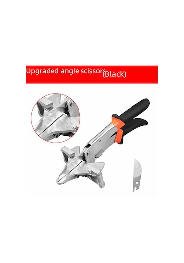 Geeksen Ahşap İşleri Ve Dıy İçin Çok Amaçlı Açı Kesici 45 -90 , U-şekilli Kenar Kapatıcı, Katlama Ve Düzeltme Aracı - 2. Nesil Kırmızı-siyah