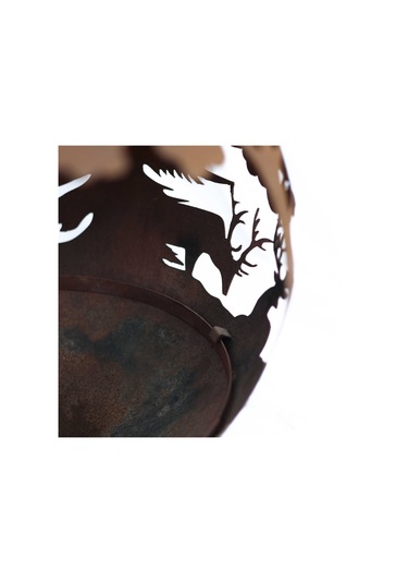 Molle Ateş Çukuru Lazer Kesim Corten