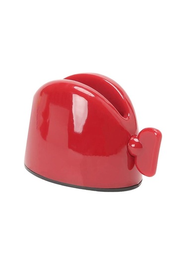 Kırmızı Banyo Aksesuarları Seti Haddeleme Diş Macunu Sıkacağı Tüp Diş Macunu Dağıtıcı Temizleyici Sıkacağı Diş Macunu Tutucu