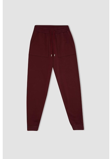 Defacto Regular Fit Beli Lastikli Bağcıklı Cepli Basic Düz Jogger Eşofman Altı V2699AZ24WNBR248 Bordo Defacto Regular Fit Beli Lastikli Bağcıklı Cepli Basic Düz Jogger Eşofman Altı V2699AZ24WNBR248 Bordo