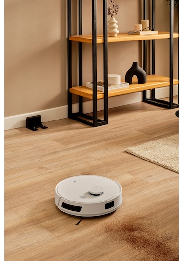 Homend Alex Laser 1291H Moplu ve Haritalamalı Akıllı 5 Kpa Robot Süpürge Beyaz