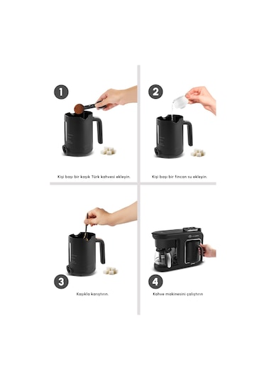 Karaca Hatır Plus Barista 6 In 1 Latte Cappucino Ve Közde Türk Kahvesi Makinesi