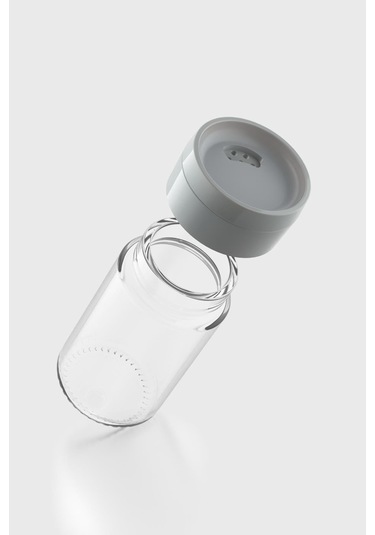 Renga Dorian 105 Ml Gri Kapaklı Cam Tuzluk 121006 Gri