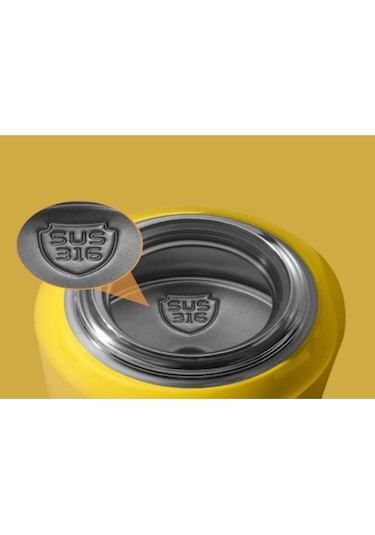 Hangfox 304 Çelik Çocuk Termos Bardak 500ml 3 Kapağı 6 Saat Isı Saklama Anti-düşme Kılıflı Renkli Yeşil