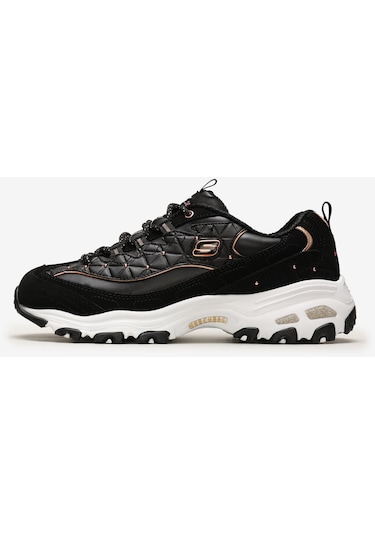 Skechers D'Lites  -  Glamour Feels Kadın Sneakers - Siyah 13087 BKRG Siyah