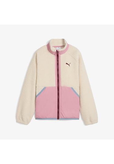 Puma Essential Animal Çocuk Krem Ceket 688405 Krem