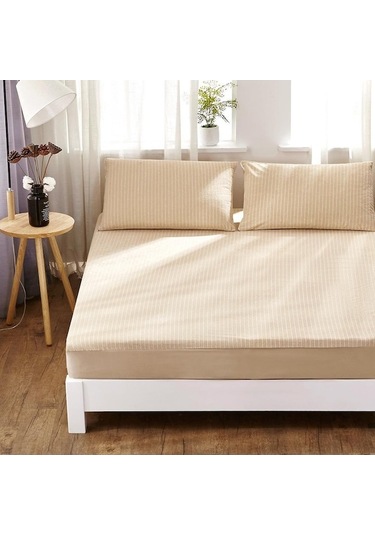 Novahub Kamel Rahat Yatak Havlu Kumaş Çarşaf Tpu Su Geçirmez Anti-mite Çarşaf Simmons Yatak Koruyucu Otel Çarşaf - 70 X 140 Kamel