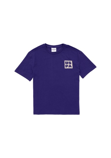 U.s. Polo Assn. Erkek Çocuk Mor Tişört Basic 50295447-vr038 Mor