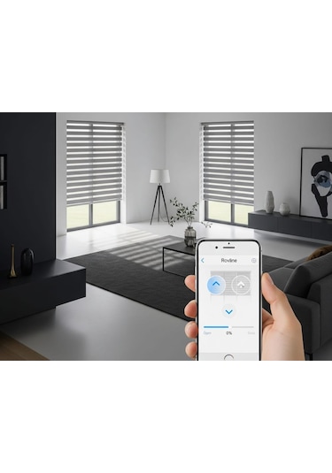 Rovline Akıllı Perde Motoru Rv500 Stor Perde Kasaya Montaj