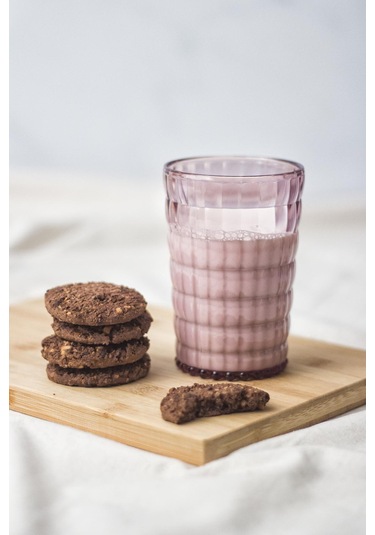 Allegra Mürdüm Akrilik Bardak 400 Ml Şık Su Ve Meşrubat Bardağı Cam Değildir Kırılmaya Dayanık