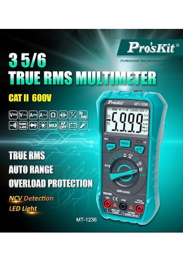 Proskit MT-1236 Dijital Multimetre