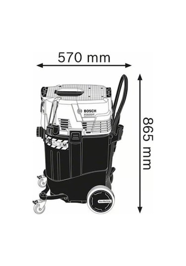 Bosch Professional GAS 55 M AFC Islak/Kuru Elektrikli Süpürge - 06019C3300