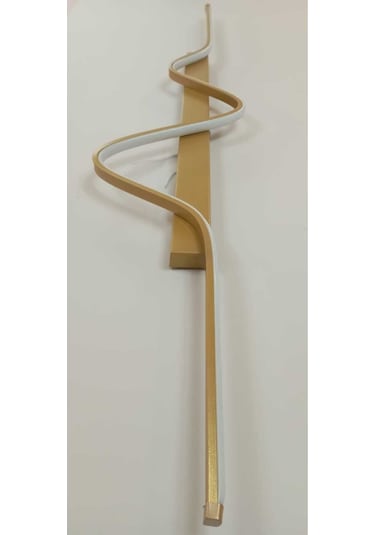 Tuna / Aplik / 120x24 Cm / Gold Gövde / 3 Renk Işık / 3 Yıl Garan Antrasit